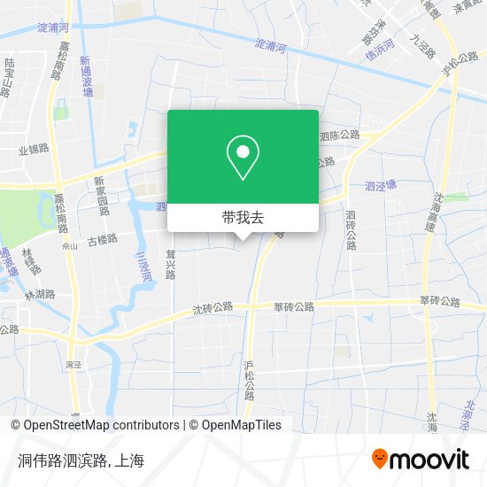 洞伟路泗滨路地图