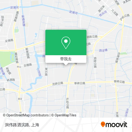 洞伟路泗滨路地图