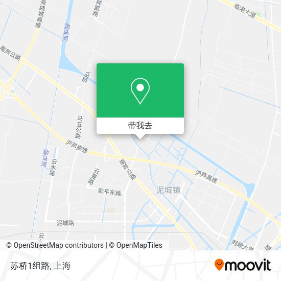苏桥1组路地图
