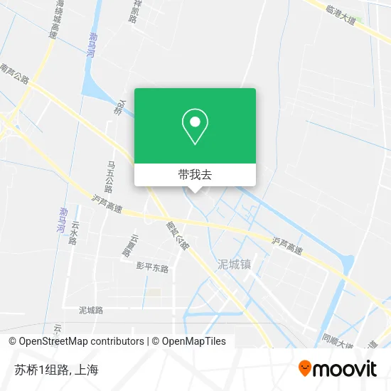 苏桥1组路地图