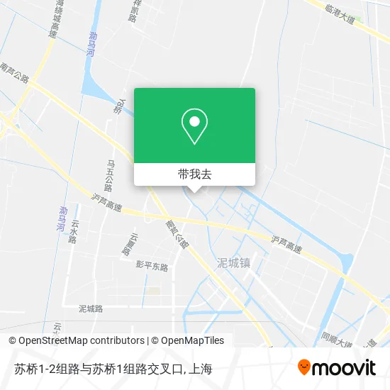 苏桥1-2组路与苏桥1组路交叉口地图