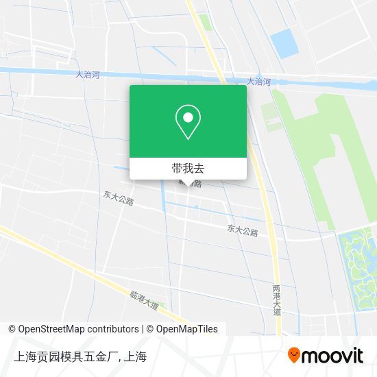 上海贡园模具五金厂地图