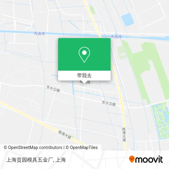 上海贡园模具五金厂地图