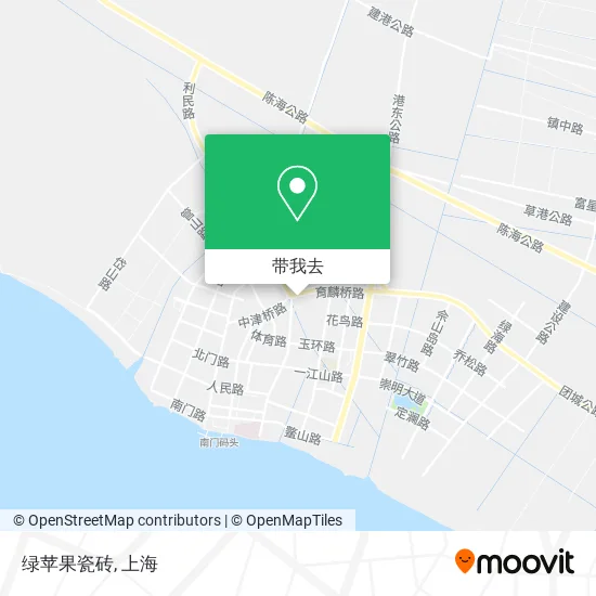 绿苹果瓷砖地图