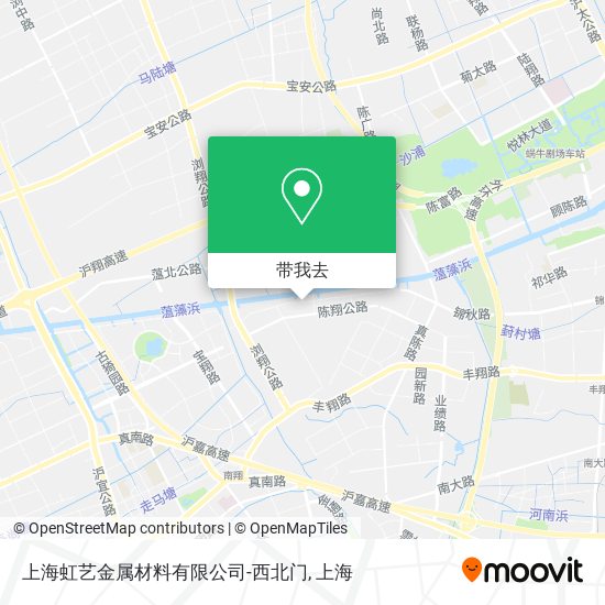 上海虹艺金属材料有限公司-西北门地图