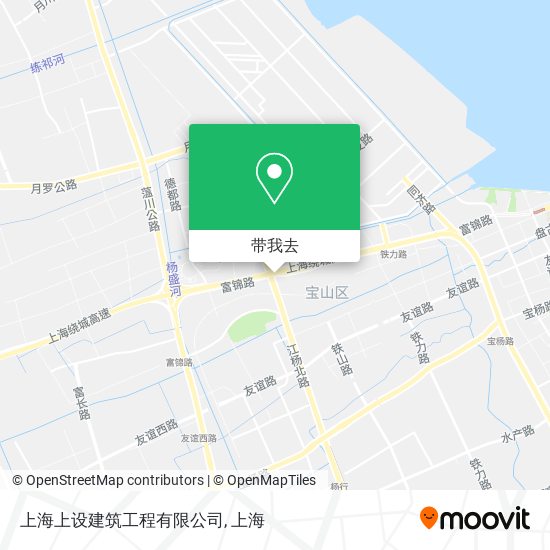 上海上设建筑工程有限公司地图