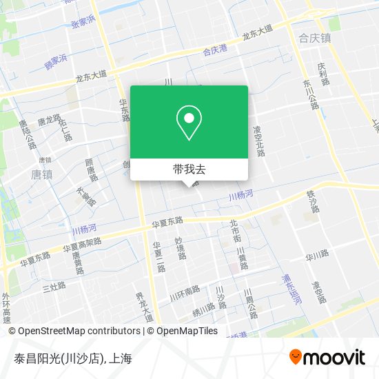 泰昌阳光(川沙店)地图