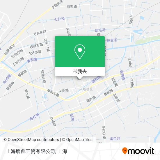 上海牌彪工贸有限公司地图