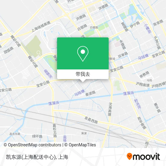 凯东源(上海配送中心)地图