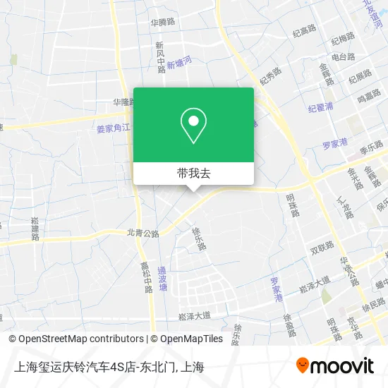 上海玺运庆铃汽车4S店-东北门地图