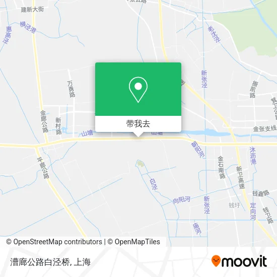 漕廊公路白泾桥地图