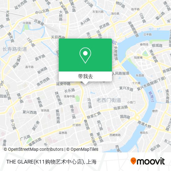 THE GLARE(K11购物艺术中心店)地图