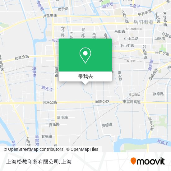 上海松教印务有限公司地图