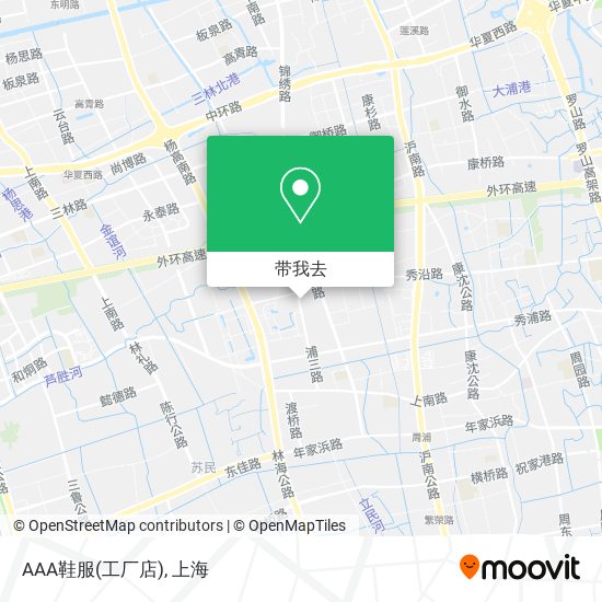 AAA鞋服(工厂店)地图