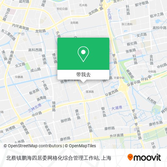 北蔡镇鹏海四居委网格化综合管理工作站地图