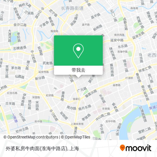 外婆私房牛肉面(淮海中路店)地图