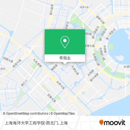 上海海洋大学工程学院-西北门地图