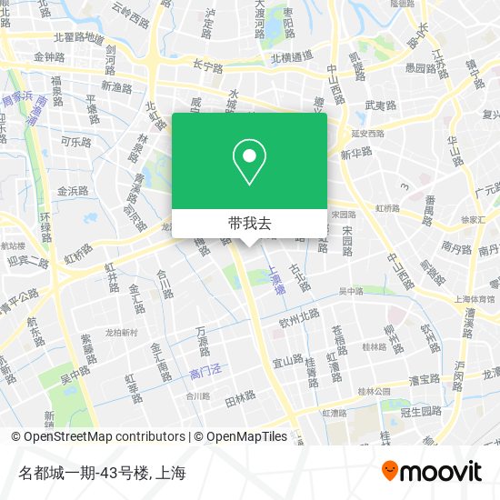 名都城一期-43号楼地图