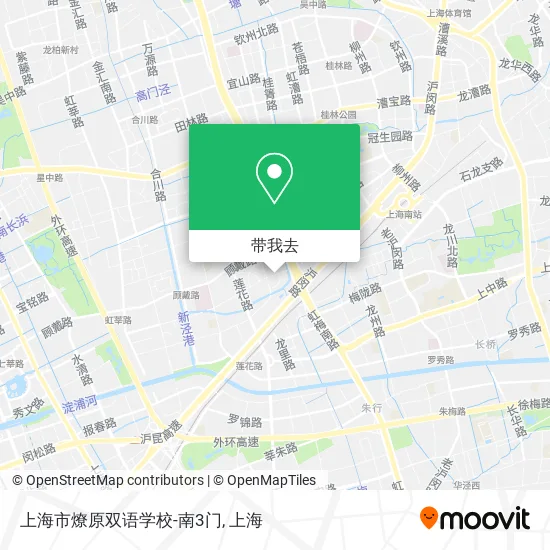 上海市燎原双语学校-南3门地图