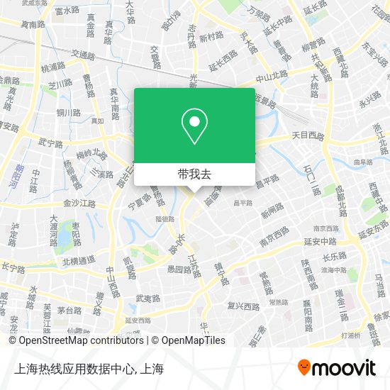 上海热线应用数据中心地图