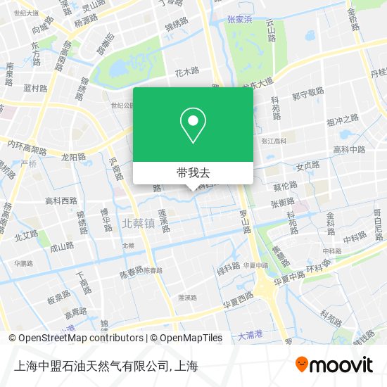 上海中盟石油天然气有限公司地图