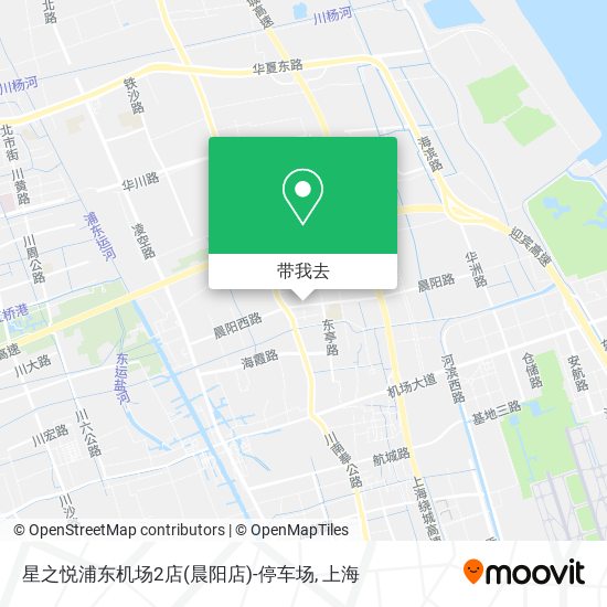 星之悦浦东机场2店(晨阳店)-停车场地图