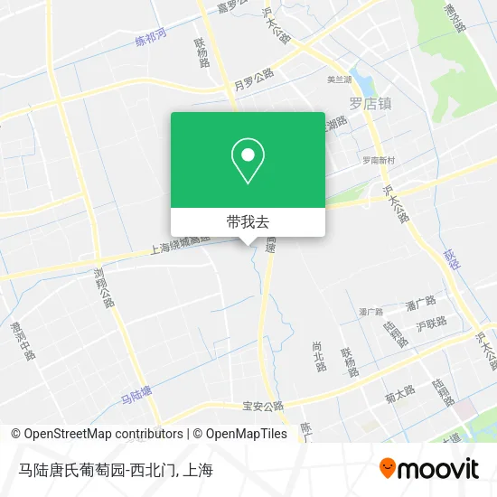 马陆唐氏葡萄园-西北门地图