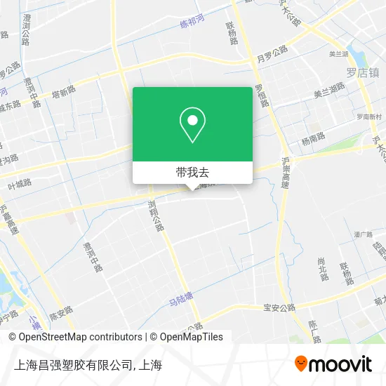 上海昌强塑胶有限公司地图