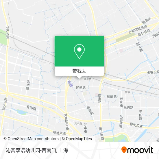 沁富双语幼儿园-西南门地图