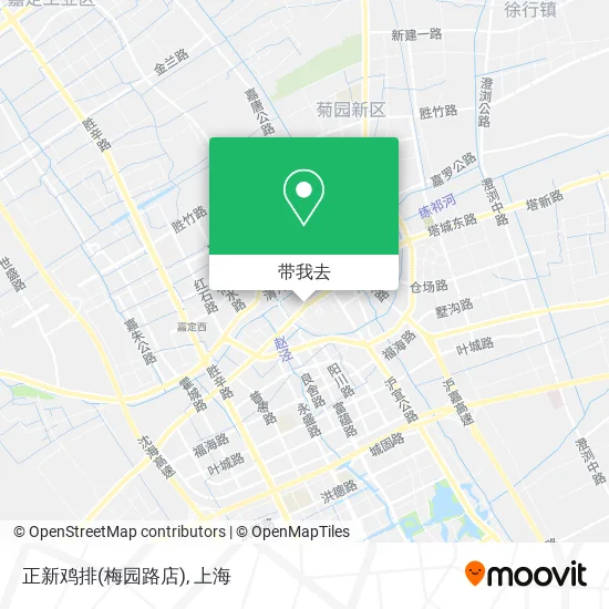 正新鸡排(梅园路店)地图