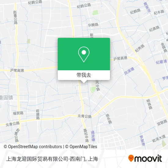 上海龙迎国际贸易有限公司-西南门地图