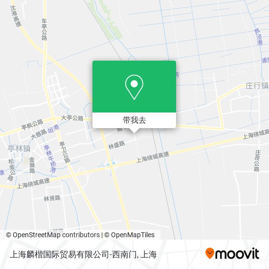 上海麟楷国际贸易有限公司-西南门地图