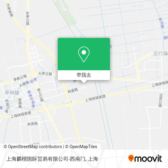 上海麟楷国际贸易有限公司-西南门地图