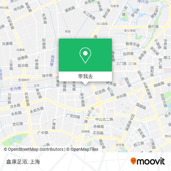 鑫康足浴地图