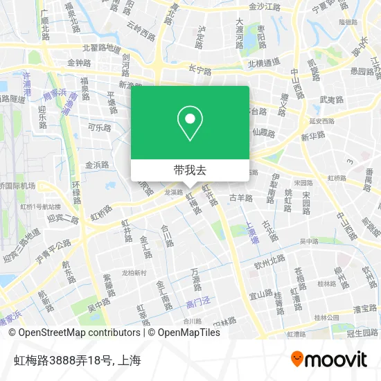 虹梅路3888弄18号地图