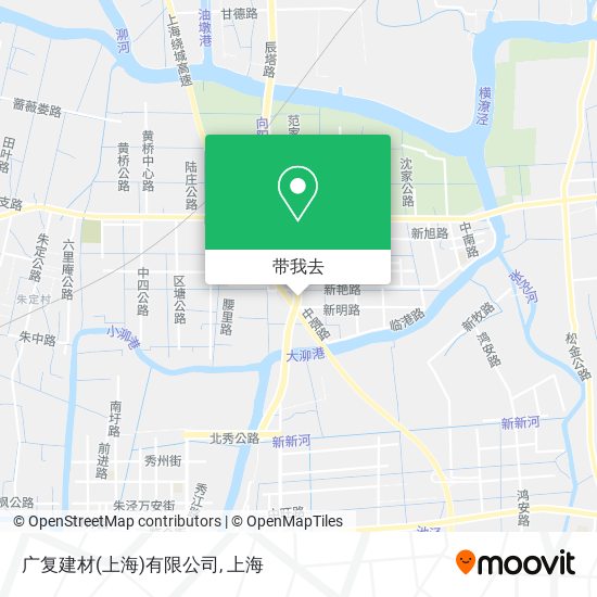 广复建材(上海)有限公司地图