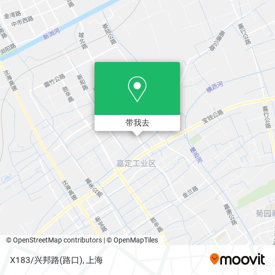 X183/兴邦路(路口)地图