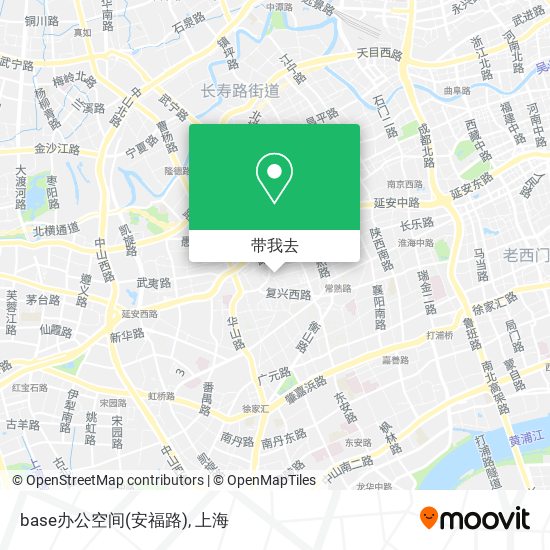 base办公空间(安福路)地图