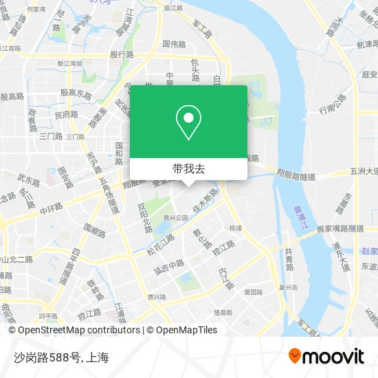 沙岗路588号地图