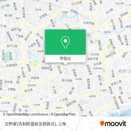 吉野家(吉刻联盟延安西路店)地图