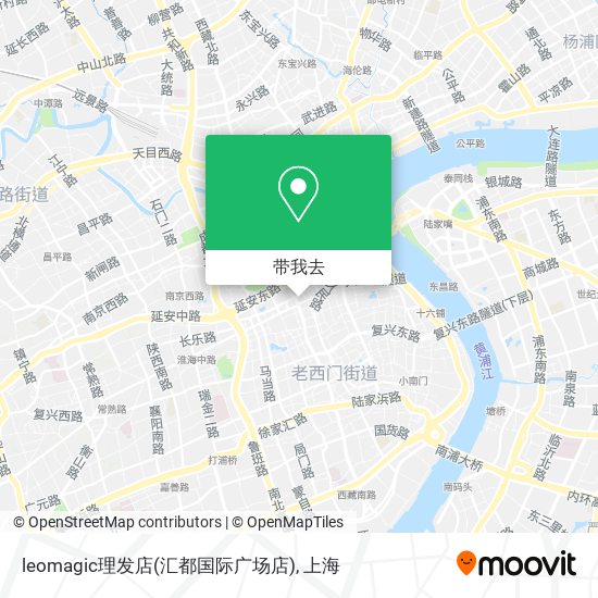 leomagic理发店(汇都国际广场店)地图