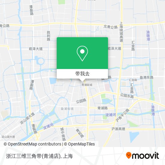 浙江三维三角带(青浦店)地图
