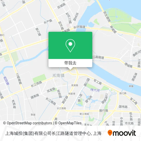 上海城投(集团)有限公司长江路隧道管理中心地图