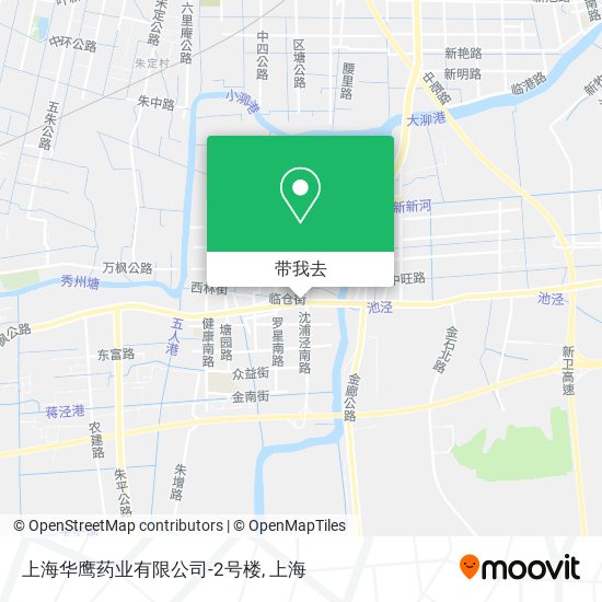 上海华鹰药业有限公司-2号楼地图