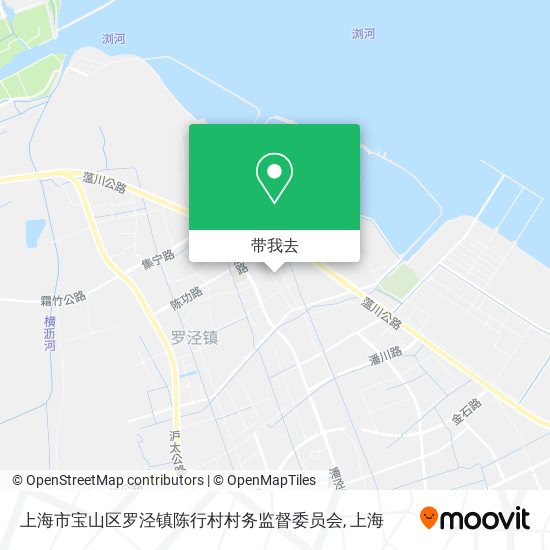 上海市宝山区罗泾镇陈行村村务监督委员会地图
