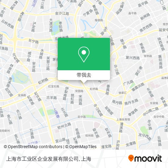 上海市工业区企业发展有限公司地图