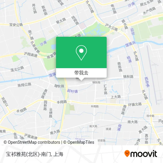 宝祁雅苑(北区)-南门地图
