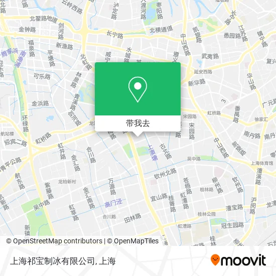 上海祁宝制冰有限公司地图