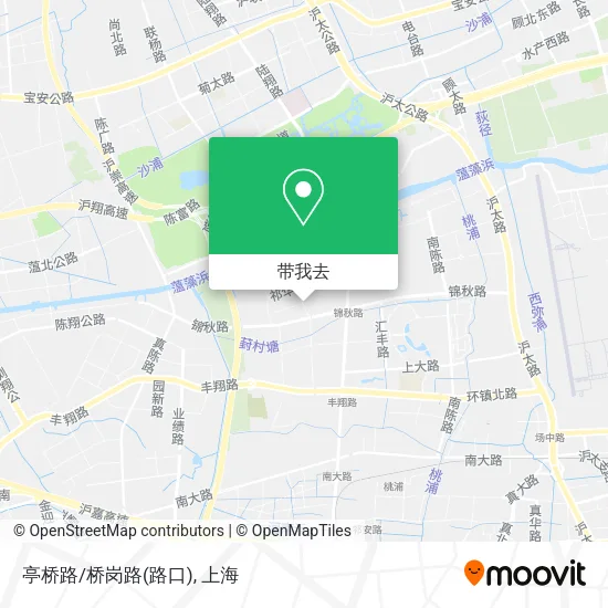 亭桥路/桥岗路(路口)地图