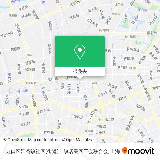 虹口区江湾镇社区(街道)丰镇居民区工会联合会地图